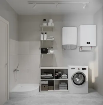 Интерьер с постирочной в современном стиле смотреть на Basicdecor