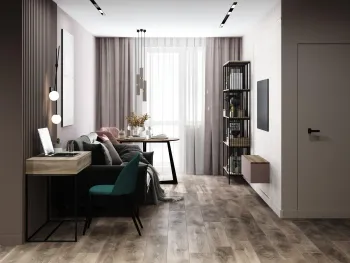 Интерьер гостиной  смотреть на Basicdecor