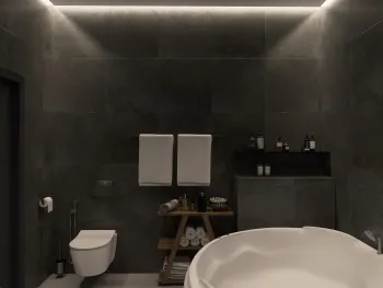 Интерьер ванной  смотреть на Basicdecor