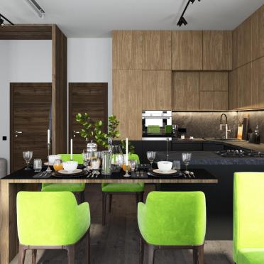 Интерьер кухни  смотреть на Basicdecor