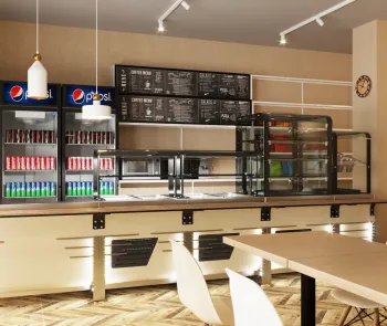 Интерьер кафе и ресторана в современном стиле смотреть на Basicdecor