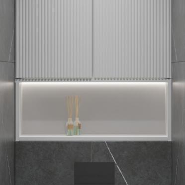 Интерьер ванной в современном стиле смотреть на Basicdecor