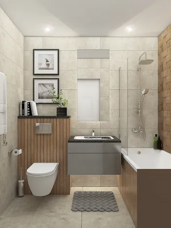Интерьер ванной  смотреть на Basicdecor