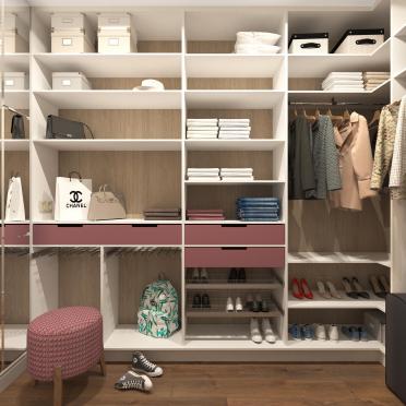 Интерьер гардеробной  смотреть на Basicdecor