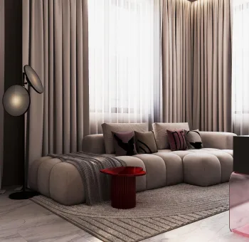 Интерьер гостиной  смотреть на Basicdecor