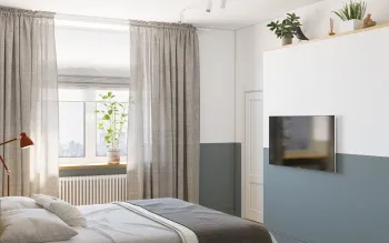 Интерьер спальни  смотреть на Basicdecor