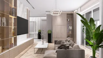 Интерьер гостиной  смотреть на Basicdecor