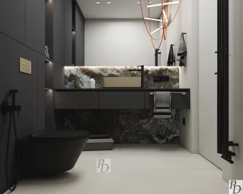 Интерьер ванной  смотреть на Basicdecor