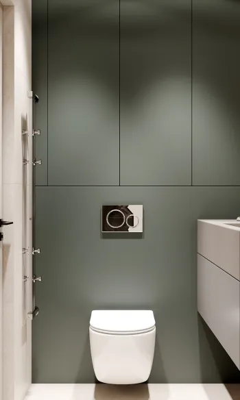 Интерьер ванной в современном стиле смотреть на Basicdecor