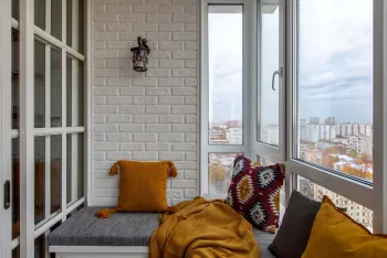Интерьер балкона с балконом в ретро смотреть на Basicdecor