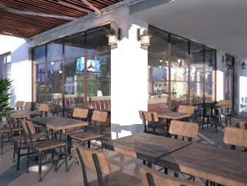 Интерьер кафе и ресторана  смотреть на Basicdecor