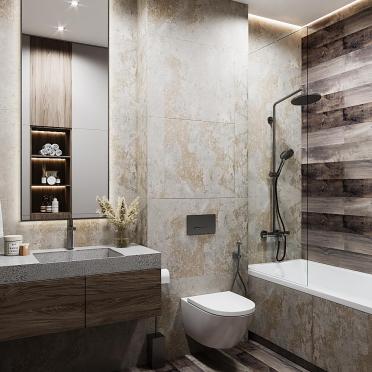 Интерьер ванной  смотреть на Basicdecor