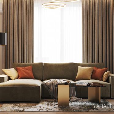 Интерьер гостиной  смотреть на Basicdecor