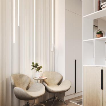 Интерьер с жалюзи  смотреть на Basicdecor