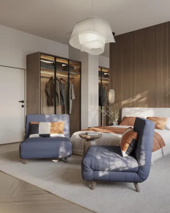 Интерьер спальни  смотреть на Basicdecor