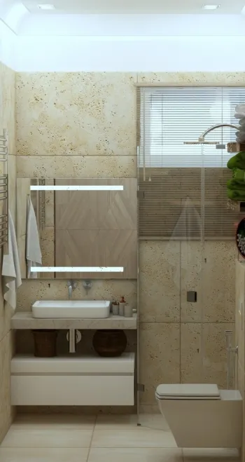 Интерьер ванной в современном стиле смотреть на Basicdecor