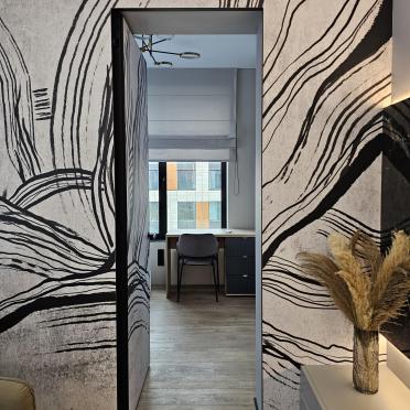 Интерьер кабинета с проходной  смотреть на Basicdecor