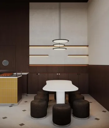 Интерьер кафе и ресторана  смотреть на Basicdecor