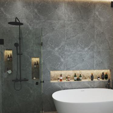 Интерьер ванной  смотреть на Basicdecor