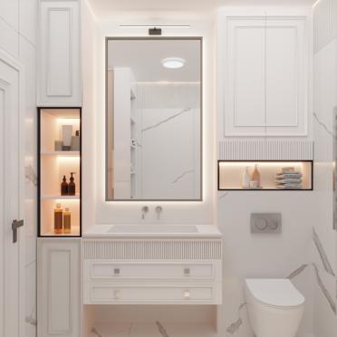 Интерьер ванной  смотреть на Basicdecor