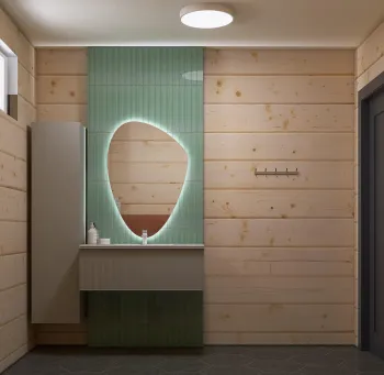 Интерьер ванной  смотреть на Basicdecor