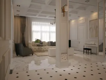 Интерьер гостиной в неоклассике смотреть на Basicdecor