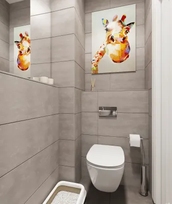 Интерьер ванной в современном стиле смотреть на Basicdecor