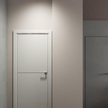 Интерьер прихожей с нишей с подсветкой  смотреть на Basicdecor