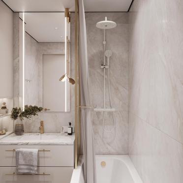 Интерьер ванной  смотреть на Basicdecor