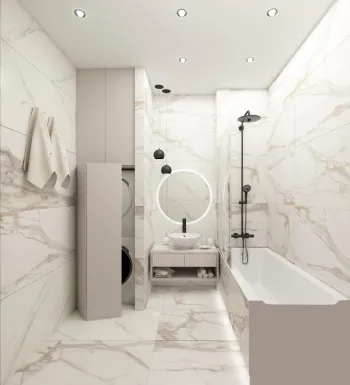 Интерьер ванной  смотреть на Basicdecor