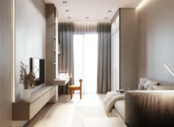 Интерьер спальни  смотреть на Basicdecor