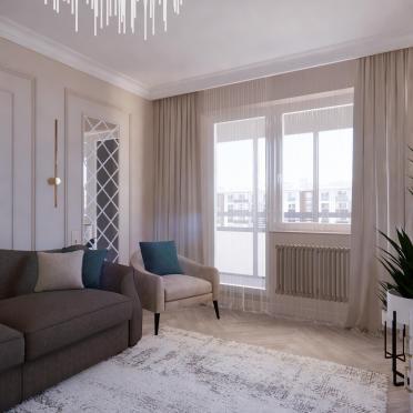 Интерьер гостиной  смотреть на Basicdecor