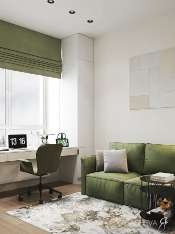 Интерьер с жалюзи  смотреть на Basicdecor