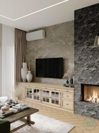 Интерьер гостиной в стиле кантри смотреть на Basicdecor
