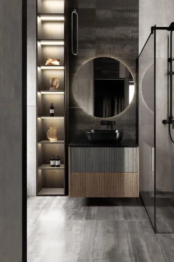 Интерьер ванной  смотреть на Basicdecor