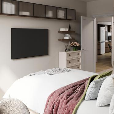 Интерьер спальни  смотреть на Basicdecor