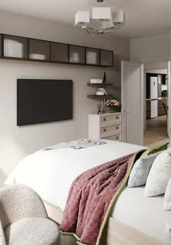 Интерьер спальни  смотреть на Basicdecor