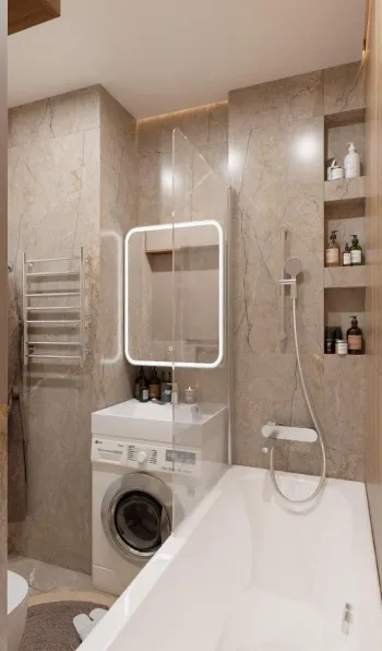 Интерьер ванной  смотреть на Basicdecor