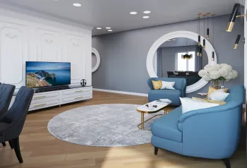 Интерьер гостиной  смотреть на Basicdecor