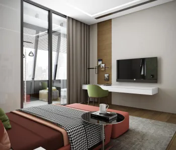 Интерьер спальни  смотреть на Basicdecor