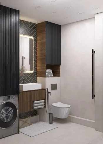 Интерьер ванной  смотреть на Basicdecor