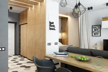Интерьер в скандинавском стиле смотреть на Basicdecor