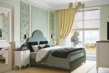 Интерьер спальни  смотреть на Basicdecor