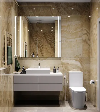 Интерьер ванной  смотреть на Basicdecor