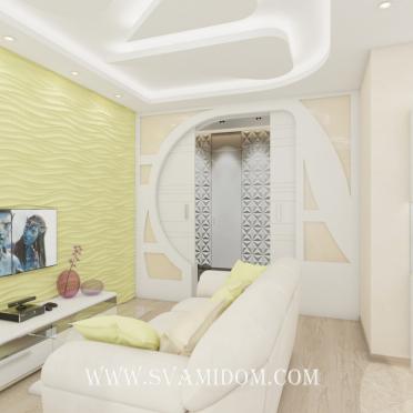 Интерьер гостиной в современном стиле смотреть на Basicdecor