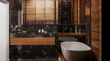 Интерьер ванной  смотреть на Basicdecor