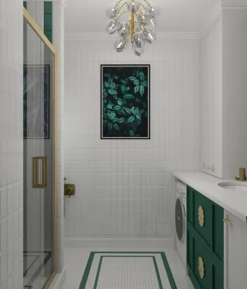 Интерьер ванной  смотреть на Basicdecor