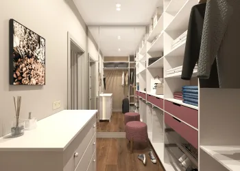 Интерьер гардеробной  смотреть на Basicdecor