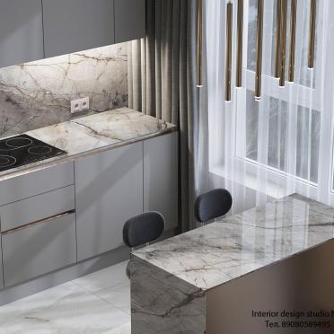 Интерьер кухни в современном стиле смотреть на Basicdecor