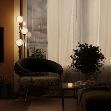 Интерьер гостиной  смотреть на Basicdecor